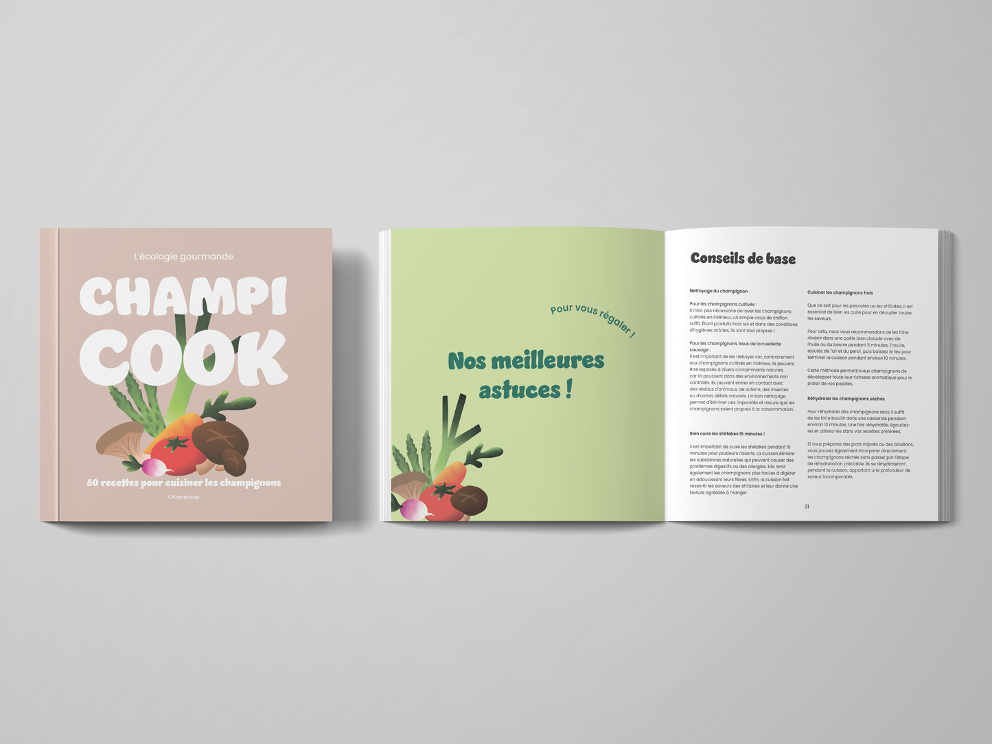 Champicook, notre livre de recettes